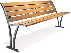 Freesia Bench from Victor Stanley Site Furnishings