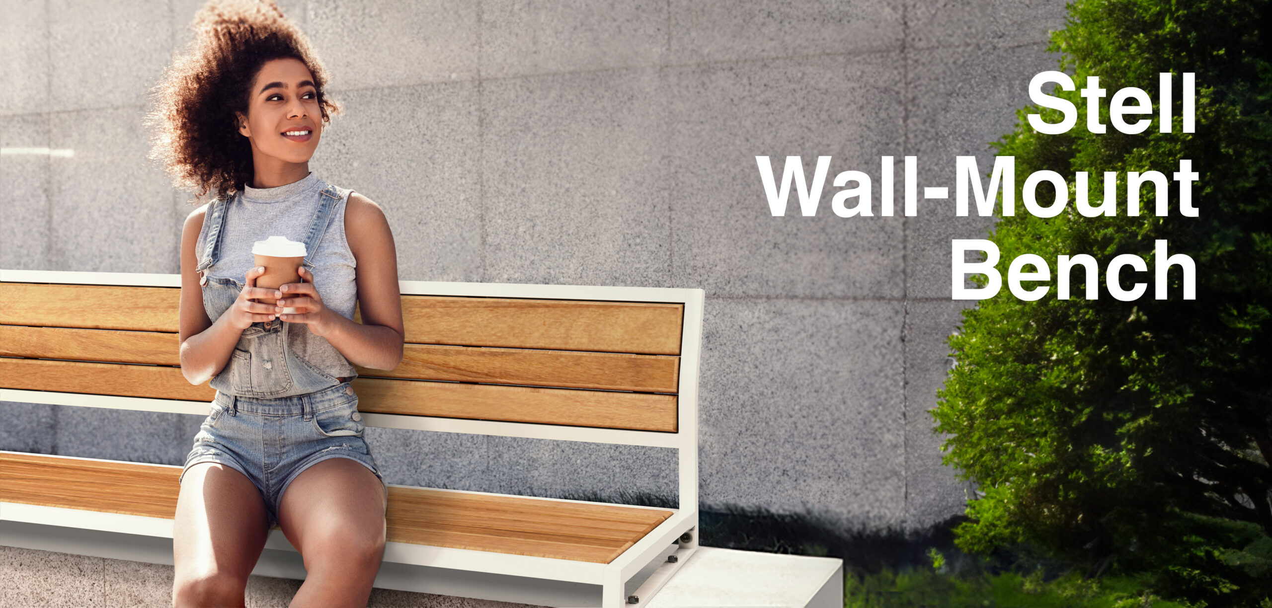 New! Stell Wall-Mount Bench