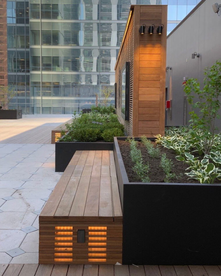 Green Theory Join modular metal planters at Scotiabank Tower North.