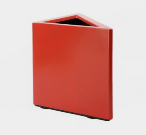 Triangle planter by Old Town Fiberglass.