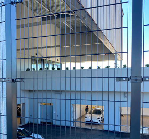 Omega Secur Double Wire Fence System.