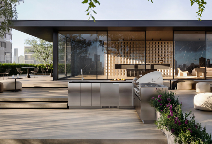 Outerspace Series 01 outdoor kitchen system.