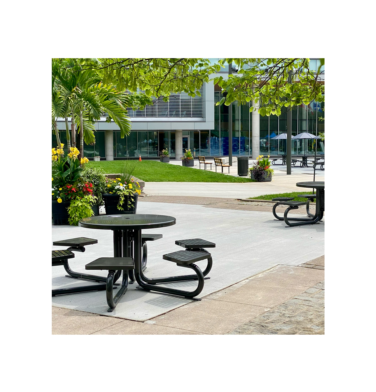 Victor Stanley Cluster Seating at Windsor City Hall