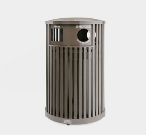 Victor Stanley Recycling Receptacle.