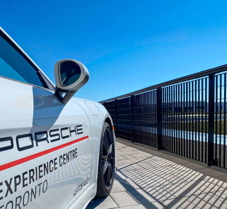 Omega 10 fence installed as a guardrail at PEC Toronto.