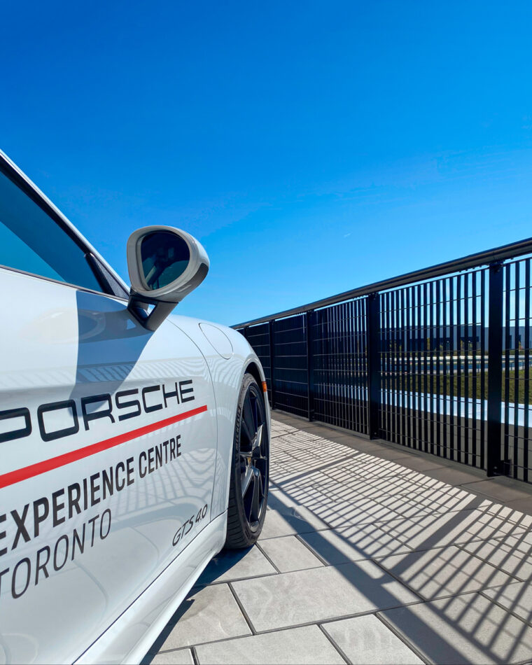 Omega 10 fence installed as a guardrail at PEC Toronto.